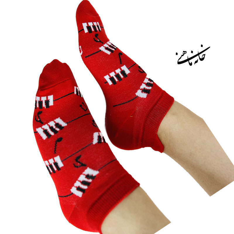 جوراب-نانو،-با-طرح-کیبرد،-سایز-بزرگسال
