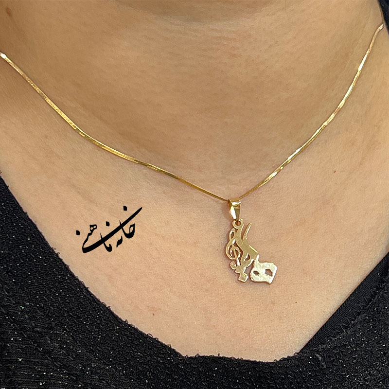 گردنبند-با-طرح-اختصاصی-موسیقی